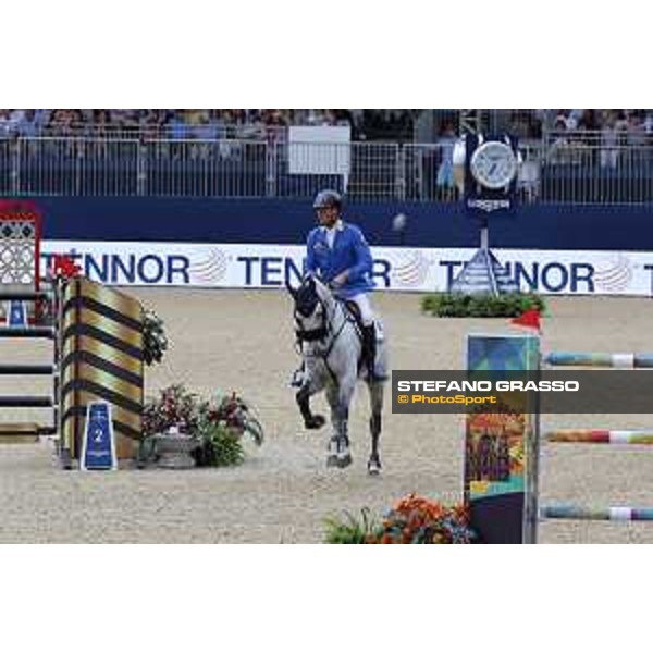 LGCT of London - Grand Prix - Christian Ahlmann (GER) on Clintrexo Z - London, Royal Hospital Chelsea - 3 August 2019 - ph.Stefano Grasso/LGCT