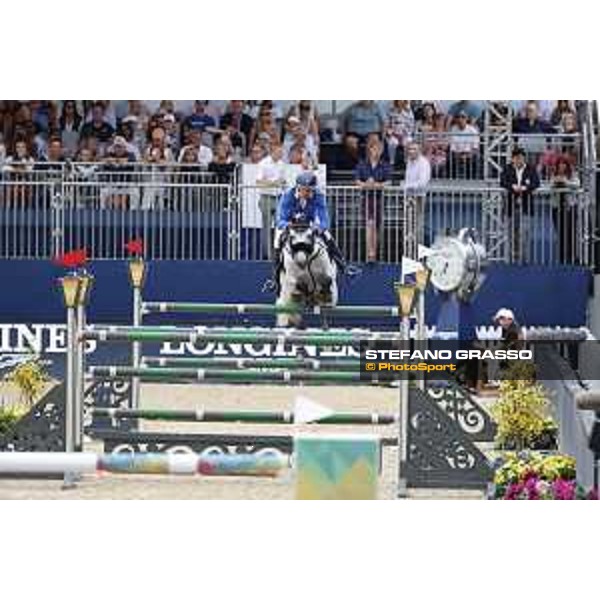 LGCT of London - Grand Prix - Christian Ahlmann (GER) on Clintrexo Z - London, Royal Hospital Chelsea - 3 August 2019 - ph.Stefano Grasso/LGCT