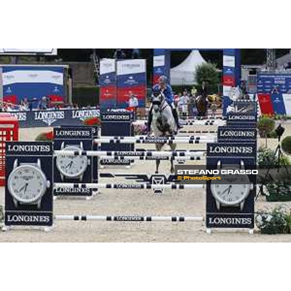 LGCT of London - Grand Prix - Christian Ahlmann (GER) on Clintrexo Z - London, Royal Hospital Chelsea - 3 August 2019 - ph.Stefano Grasso/LGCT