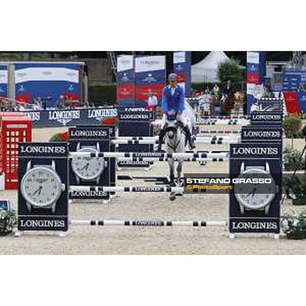 LGCT of London - Grand Prix - Christian Ahlmann (GER) on Clintrexo Z - London, Royal Hospital Chelsea - 3 August 2019 - ph.Stefano Grasso/LGCT