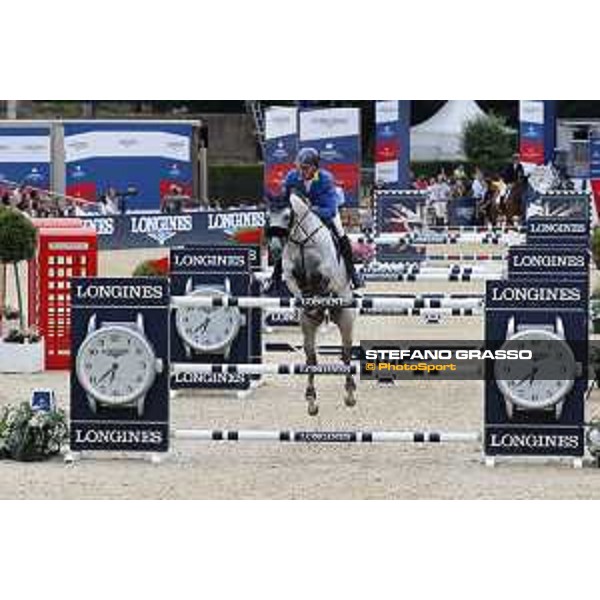 LGCT of London - Grand Prix - Christian Ahlmann (GER) on Clintrexo Z - London, Royal Hospital Chelsea - 3 August 2019 - ph.Stefano Grasso/LGCT