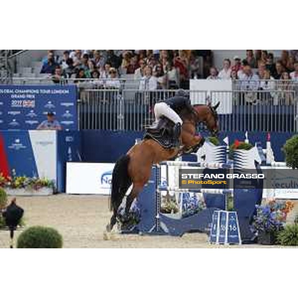 LGCT of London - Grand Prix - Eduardo Alvarez Aznar (ESP) on Rokfeller de Pleville Bois Margot - London, Royal Hospital Chelsea - 3 August 2019 - ph.Stefano Grasso/LGCT