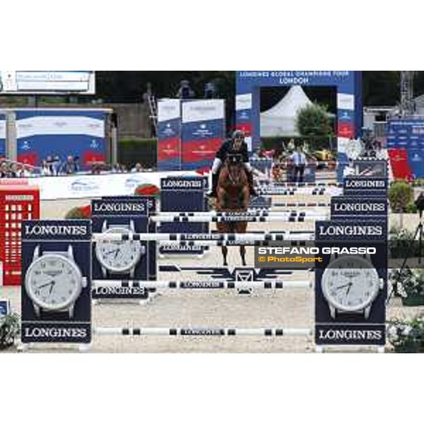 LGCT of London - Grand Prix - Eduardo Alvarez Aznar (ESP) on Rokfeller de Pleville Bois Margot - London, Royal Hospital Chelsea - 3 August 2019 - ph.Stefano Grasso/LGCT
