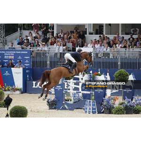 LGCT of London - Grand Prix - Ben Maher (GBR) on Explosion W - London, Royal Hospital Chelsea - 3 August 2019 - ph.Stefano Grasso/LGCT