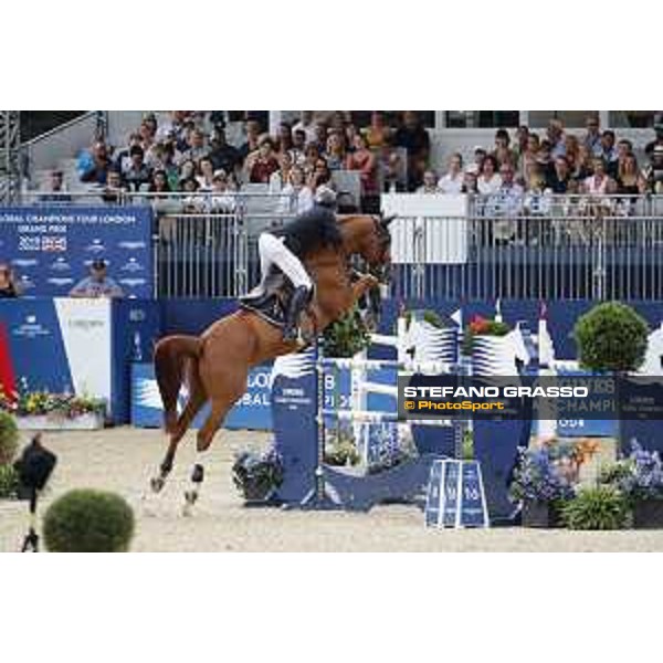 LGCT of London - Grand Prix - Constant van Paesschen (BEL) on Verdi Treize - London, Royal Hospital Chelsea - 3 August 2019 - ph.Stefano Grasso/LGCT