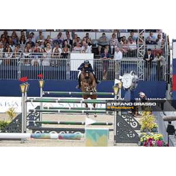 LGCT of London - Grand Prix - Olivier Robert (FRA) on Tempo de Paban - London, Royal Hospital Chelsea - 3 August 2019 - ph.Stefano Grasso/LGCT