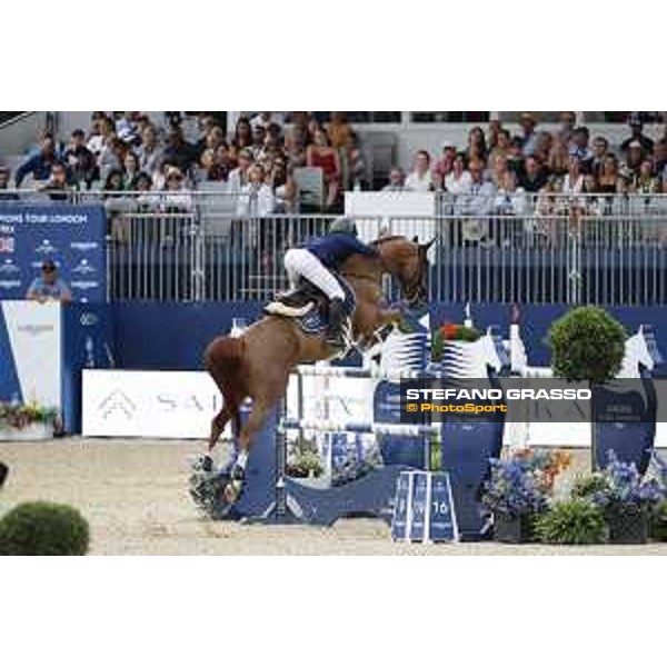LGCT of London - Grand Prix - Olivier Robert (FRA) on Tempo de Paban - London, Royal Hospital Chelsea - 3 August 2019 - ph.Stefano Grasso/LGCT
