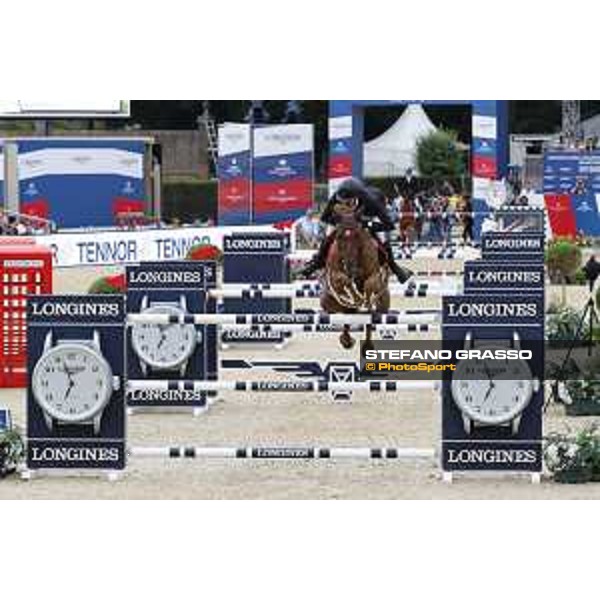 LGCT of London - Grand Prix - Simon Delestre (FRA) on Hermes Ryan - London, Royal Hospital Chelsea - 3 August 2019 - ph.Stefano Grasso/LGCT