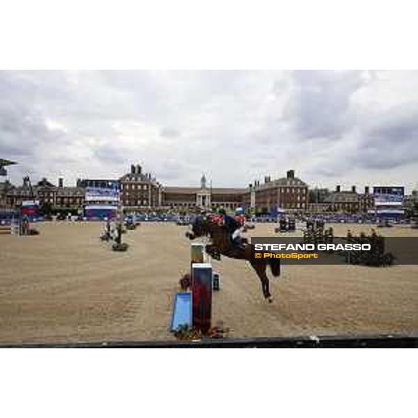 LGCT of London - Grand Prix - Denis Lynch (IRL) on GC Chopin\'s Bushi - London, Royal Hospital Chelsea - 3 August 2019 - ph.Stefano Grasso/LGCT