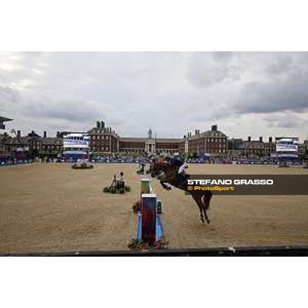 LGCT of London - Grand Prix - Julien Epaillard (FRA) on Usual Suspect d?Auge - London, Royal Hospital Chelsea - 3 August 2019 - ph.Stefano Grasso/LGCT