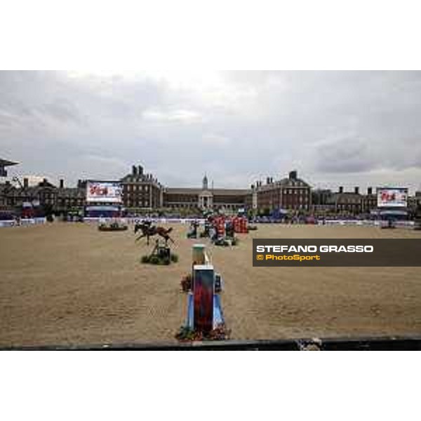 LGCT of London - Grand Prix - Ben Maher (GBR) on Explosion W - London, Royal Hospital Chelsea - 3 August 2019 - ph.Stefano Grasso/LGCT