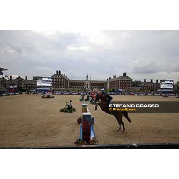 LGCT of London - Grand Prix - Constant van Paesschen (BEL) on Verdi Treize - London, Royal Hospital Chelsea - 3 August 2019 - ph.Stefano Grasso/LGCT