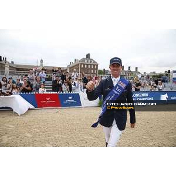 LGCT of London - Grand Prix - Prize giving ceremony - Ben Maher (GBR) - London, Royal Hospital Chelsea - 3 August 2019 - ph.Stefano Grasso/LGCT