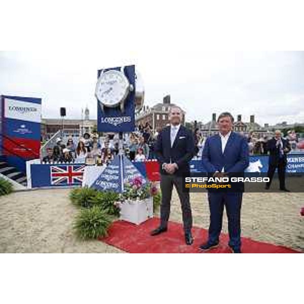LGCT of London - Grand Prix - Prize giving ceremony - Jan Tops (President of LGCT and co-founder of GCL) - London, Royal Hospital Chelsea - 3 August 2019 - ph.Stefano Grasso/LGCT