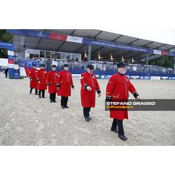 LGCT of London - Grand Prix - Prize giving ceremony - Chelsea Pensioners - London, Royal Hospital Chelsea - 3 August 2019 - ph.Stefano Grasso/LGCT
