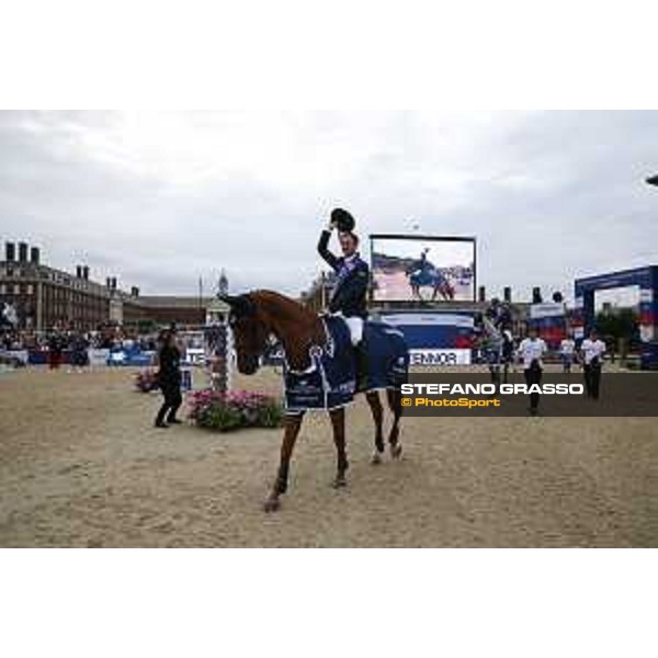 LGCT of London - Grand Prix - Prize giving ceremony - Ben Maher (GBR) - London, Royal Hospital Chelsea - 3 August 2019 - ph.Stefano Grasso/LGCT