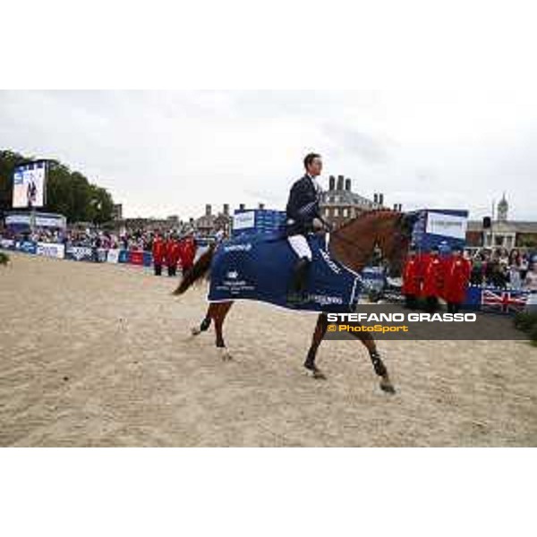 LGCT of London - Grand Prix - Prize giving ceremony - Ben Maher (GBR) - London, Royal Hospital Chelsea - 3 August 2019 - ph.Stefano Grasso/LGCT