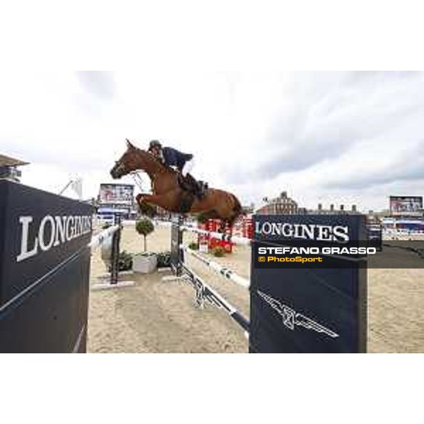 LGCT of London - Grand Prix - Julien Epaillard (FRA) on Usual Suspect d?Auge - London, Royal Hospital Chelsea - 3 August 2019 - ph.Stefano Grasso/LGCT