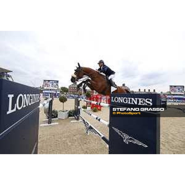 LGCT of London - Grand Prix - Denis Lynch (IRL) on GC Chopin\'s Bushi - London, Royal Hospital Chelsea - 3 August 2019 - ph.Stefano Grasso/LGCT