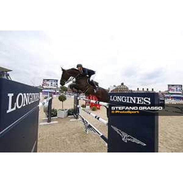 LGCT of London - Grand Prix - Max Kuhner (AUT) on Cornet Kalua - London, Royal Hospital Chelsea - 3 August 2019 - ph.Stefano Grasso/LGCT