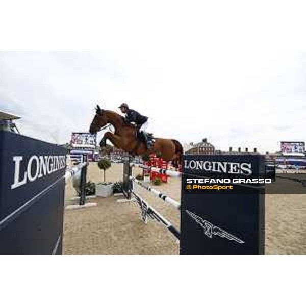 LGCT of London - Grand Prix - Ben Maher (GBR) on Explosion W - London, Royal Hospital Chelsea - 3 August 2019 - ph.Stefano Grasso/LGCT