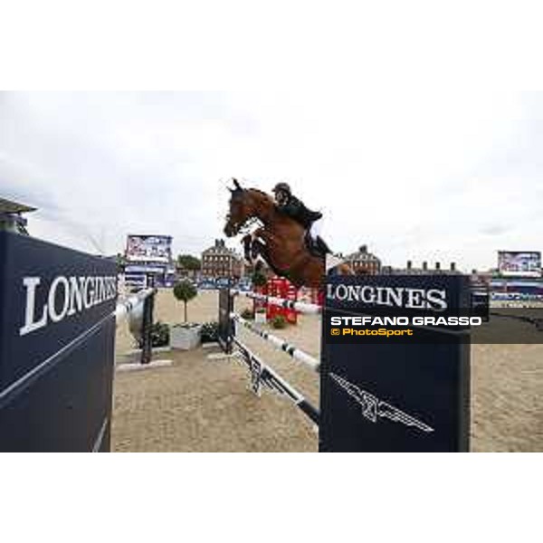 LGCT of London - Grand Prix - Constant van Paesschen (BEL) on Verdi Treize - London, Royal Hospital Chelsea - 3 August 2019 - ph.Stefano Grasso/LGCT