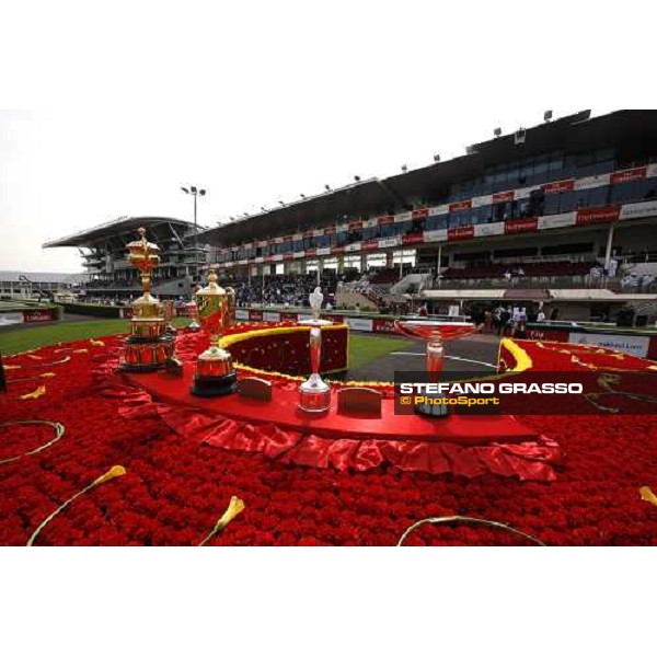 a view of the grandstand of Dubai World Cup Dubai - Nad El Sheba, 28th march 2009 ph. Stefano Grasso