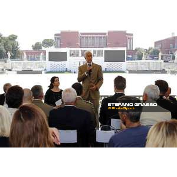 LGCT of Rome - Press conference Giovanni Malagò, President of Italian Olympic Committee Rome,Stadio dei Marmi,3rd September 2019 Ph.Stefano Grasso/LGCT