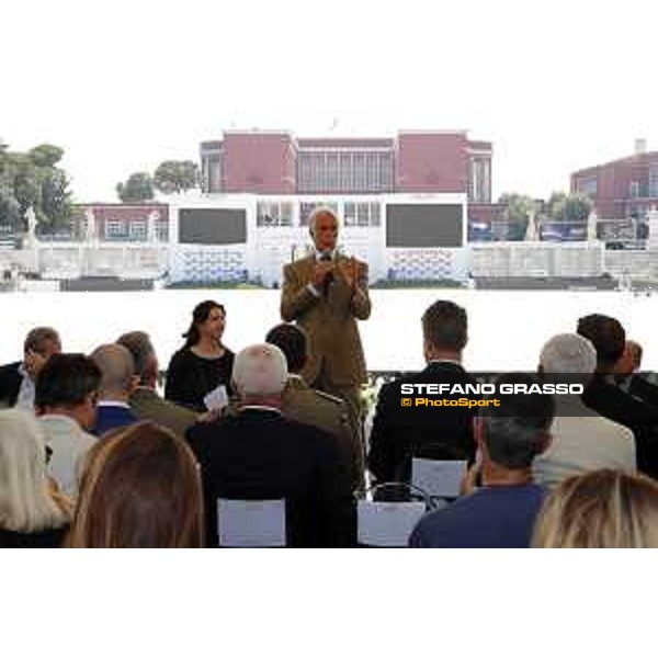 LGCT of Rome - Press conference Giovanni Malagò, President of Italian Olympic Committee Rome,Stadio dei Marmi,3rd September 2019 Ph.Stefano Grasso/LGCT