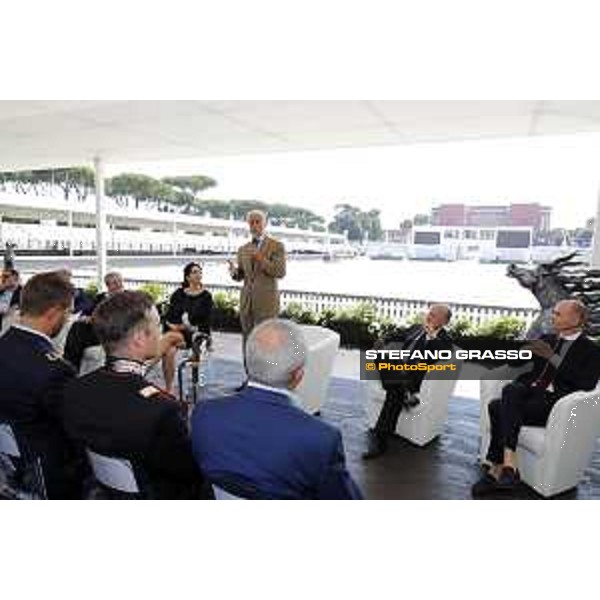 LGCT of Rome - Press conference Giovanni Malagò, President of Italian Olympic Committee Rome,Stadio dei Marmi,3rd September 2019 Ph.Stefano Grasso/LGCT
