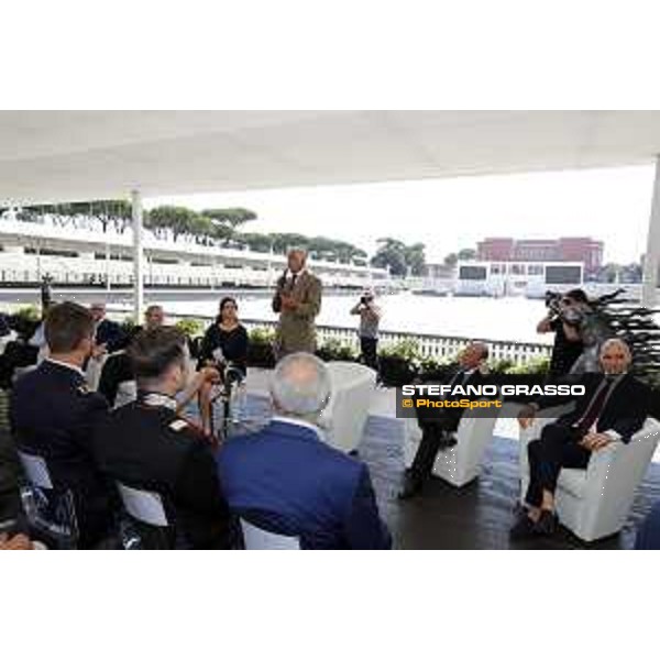 LGCT of Rome - Press conference Giovanni Malagò, President of Italian Olympic Committee Rome,Stadio dei Marmi,3rd September 2019 Ph.Stefano Grasso/LGCT
