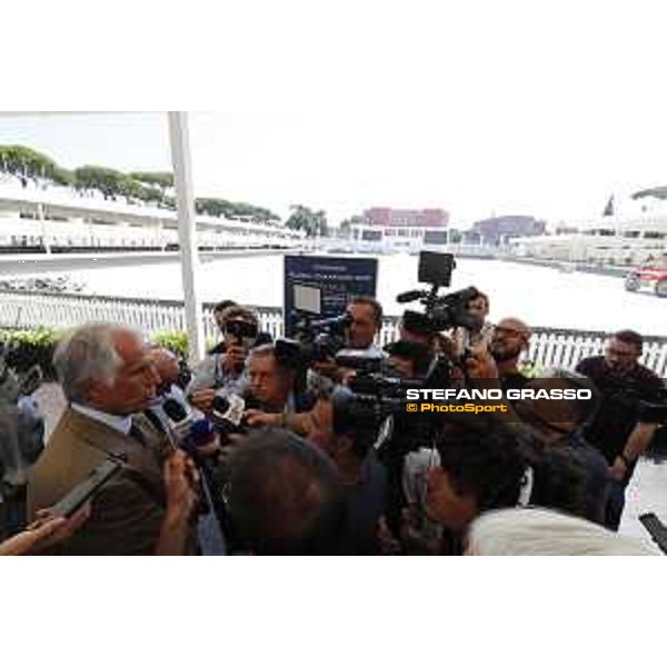 LGCT of Rome - Press conference Giovanni Malagò, President of Italian Olympic Committee Rome,Stadio dei Marmi,3rd September 2019 Ph.Stefano Grasso/LGCT