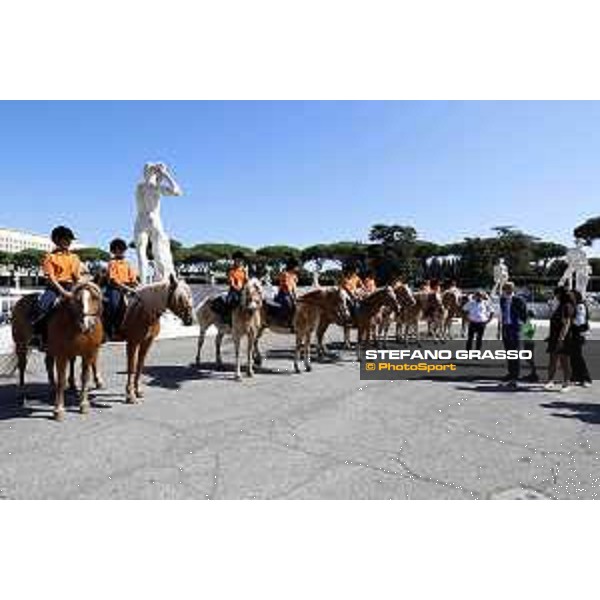 LGCT of Rome - The visit of Daniele Frongia, Councillor for Sport and Major Events in the Municipality of Rome Rome,Stadio dei Marmi,4th September 2019 Ph.Stefano Grasso/LGCT