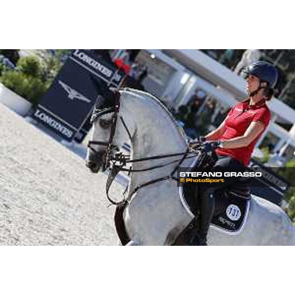 LGCT of Roma - Warm up - Simone Blum - Roma, Stadio dei Marmi - 5 September 2019 - ph.Stefano Grasso/LGCT