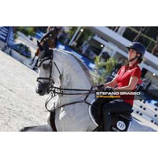 LGCT of Roma - Warm up - Simone Blum - Roma, Stadio dei Marmi - 5 September 2019 - ph.Stefano Grasso/LGCT