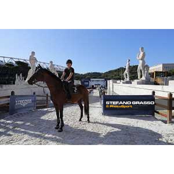 LGCT of Roma - Warm up - Jessica Springsteen (USA) - Roma, Stadio dei Marmi - 5 September 2019 - ph.Stefano Grasso/LGCT