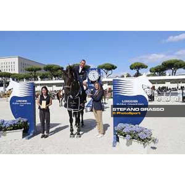 LGCT of Roma - Class 6 - Prize giving ceremony - Julien Epaillard (FRA) on Queeletta - Roma, Stadio dei Marmi - 6 September 2019 - ph.Stefano Grasso/LGCT