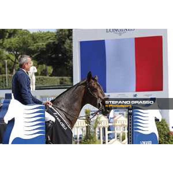 LGCT of Roma - Class 6 - Prize giving ceremony - Julien Epaillard (FRA) on Queeletta - Roma, Stadio dei Marmi - 6 September 2019 - ph.Stefano Grasso/LGCT