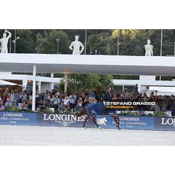 LGCT of Roma - Grand Prix - Prize giving ceremony - Lap of honour for Ben Maher (GBR) on Explosion W - Roma, Stadio dei Marmi - 7 September 2019 - ph.Stefano Grasso/LGCT