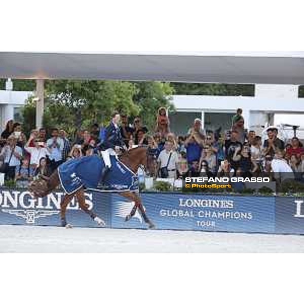 LGCT of Roma - Grand Prix - Prize giving ceremony - Lap of honour for Ben Maher (GBR) on Explosion W - Roma, Stadio dei Marmi - 7 September 2019 - ph.Stefano Grasso/LGCT