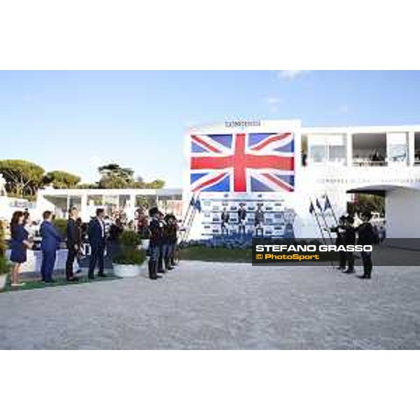 LGCT of Roma - Grand Prix - Prize giving ceremony - The podium: Marlon Modolo Zanotelli (BRA) , Ben Maher (GBR), Ludger Beerbaum (GER) - Roma, Stadio dei Marmi - 7 September 2019 - ph.Stefano Grasso/LGCT