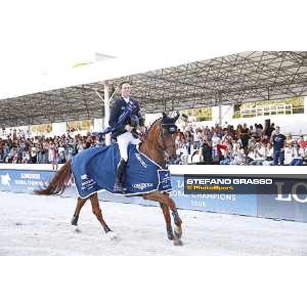 LGCT of Roma - Grand Prix - Prize giving ceremony - Lap of honour for Ben Maher (GBR) on Explosion W - Roma, Stadio dei Marmi - 7 September 2019 - ph.Stefano Grasso/LGCT