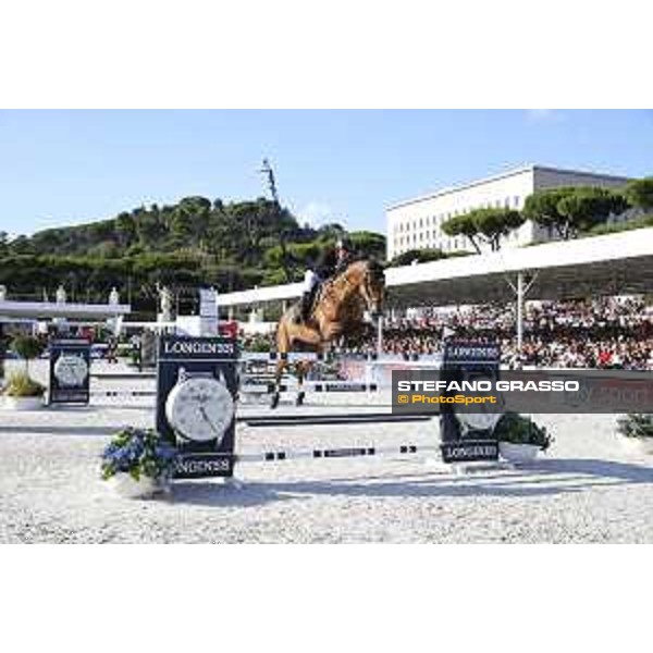 LGCT of Roma - Grand Prix - Gerco Schroder (NED) on Davino Q - Roma, Stadio dei Marmi - 7 September 2019 - ph.Stefano Grasso/LGCT