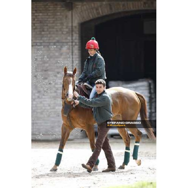 Endo Botti and Cristiana Brivio Sforza at Razza Latina Stud Pisa, 20th april 2009 ph. Stefano Grasso