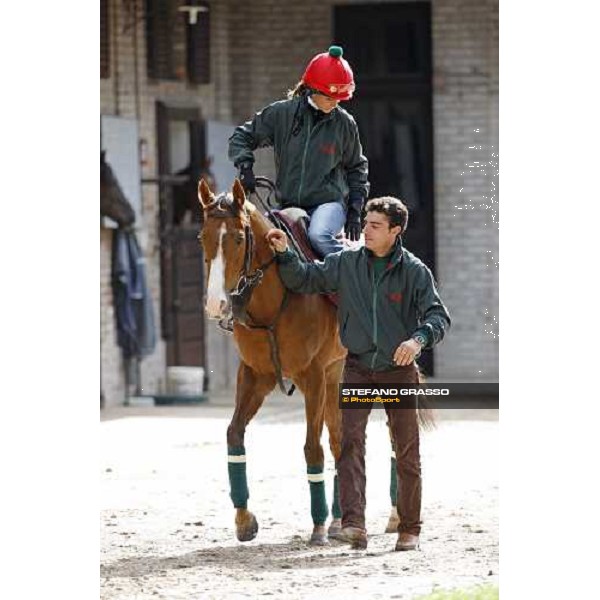Endo Botti and Cristiana Brivio Sforza at Razza Latina Stud Pisa, 20th april 2009 ph. Stefano Grasso