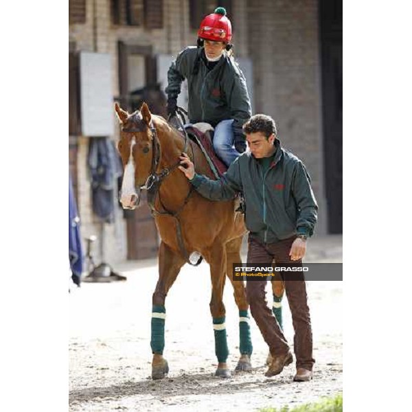 Endo Botti and Cristiana Brivio Sforza at Razza Latina Stud Pisa, 20th april 2009 ph. Stefano Grasso