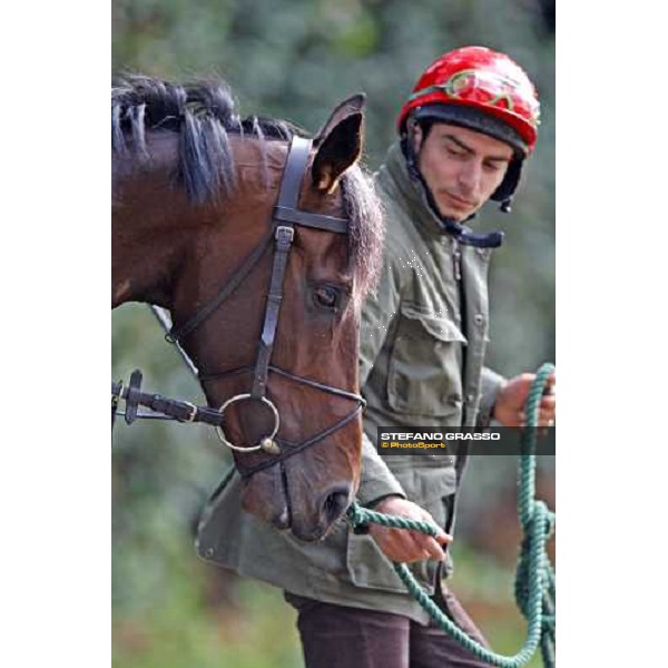 Endo Botti and Jakkalberry at Razza Latina Stud Pisa, 20th april 2009 ph. Stefano Grasso