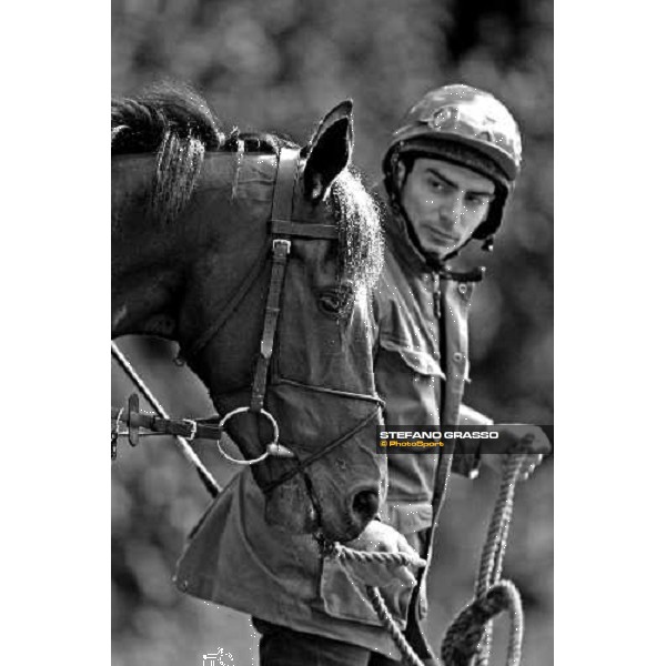 Endo Botti and Jakkalberry at Razza Latina Stud Pisa, 20th april 2009 ph. Stefano Grasso