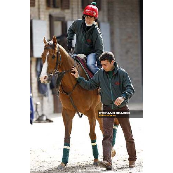 Cristiana Brivio Sforza and Endo Botti at Razza Latina Stud Pisa, 20th april 2009 ph. Stefano Grasso