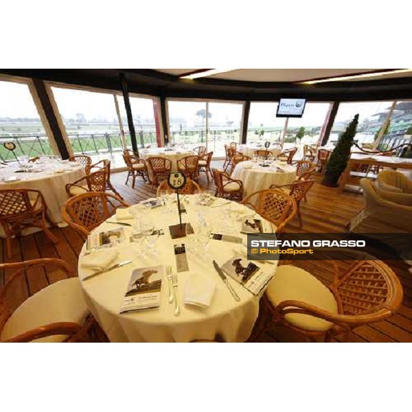 the new \'Terrazza Derby\' at Capannelle racetrack Rome, 19th april 2009 ph. Stefano Grasso
